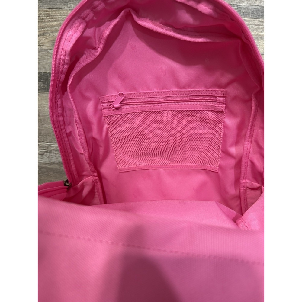 Polo Ralph Lauren Polo Bear Backpack Ail Baja Pink Embroidered - Picture 9 of 14